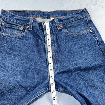 Levis 501 Vintage Y2K 90s XX Straight Leg Jeans Blue Med Wash 34x31 Act 32x27