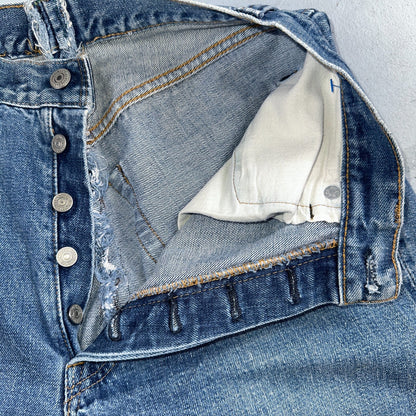 Levis 501 VTG 70s SS Redline Selvedge Jeans XX Med Wash 27x31 Tailored Altered