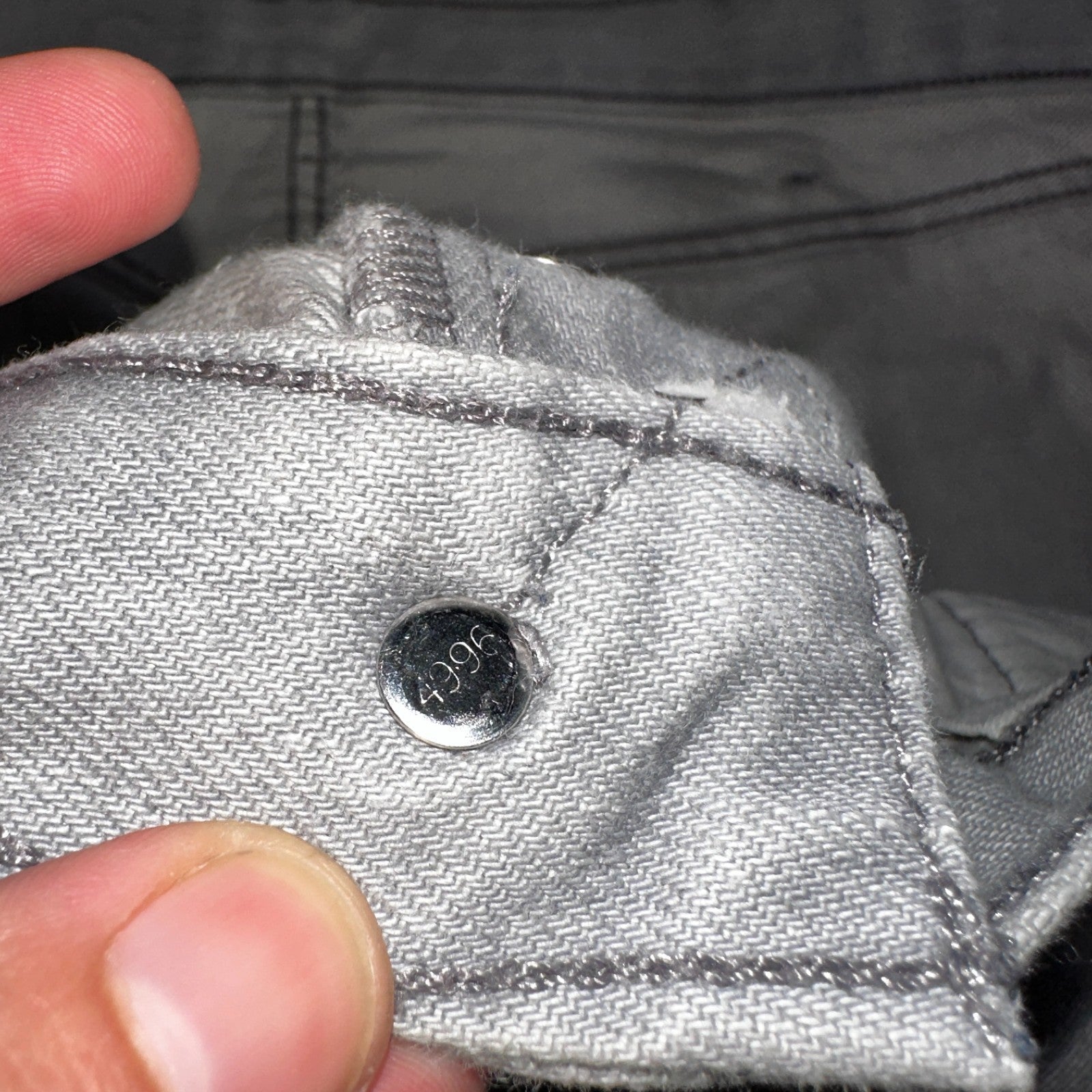 Levis 501 Vintage Y2K XX Straight Leg Jeans 40x30 Gray Wash 2000s Act 38x27