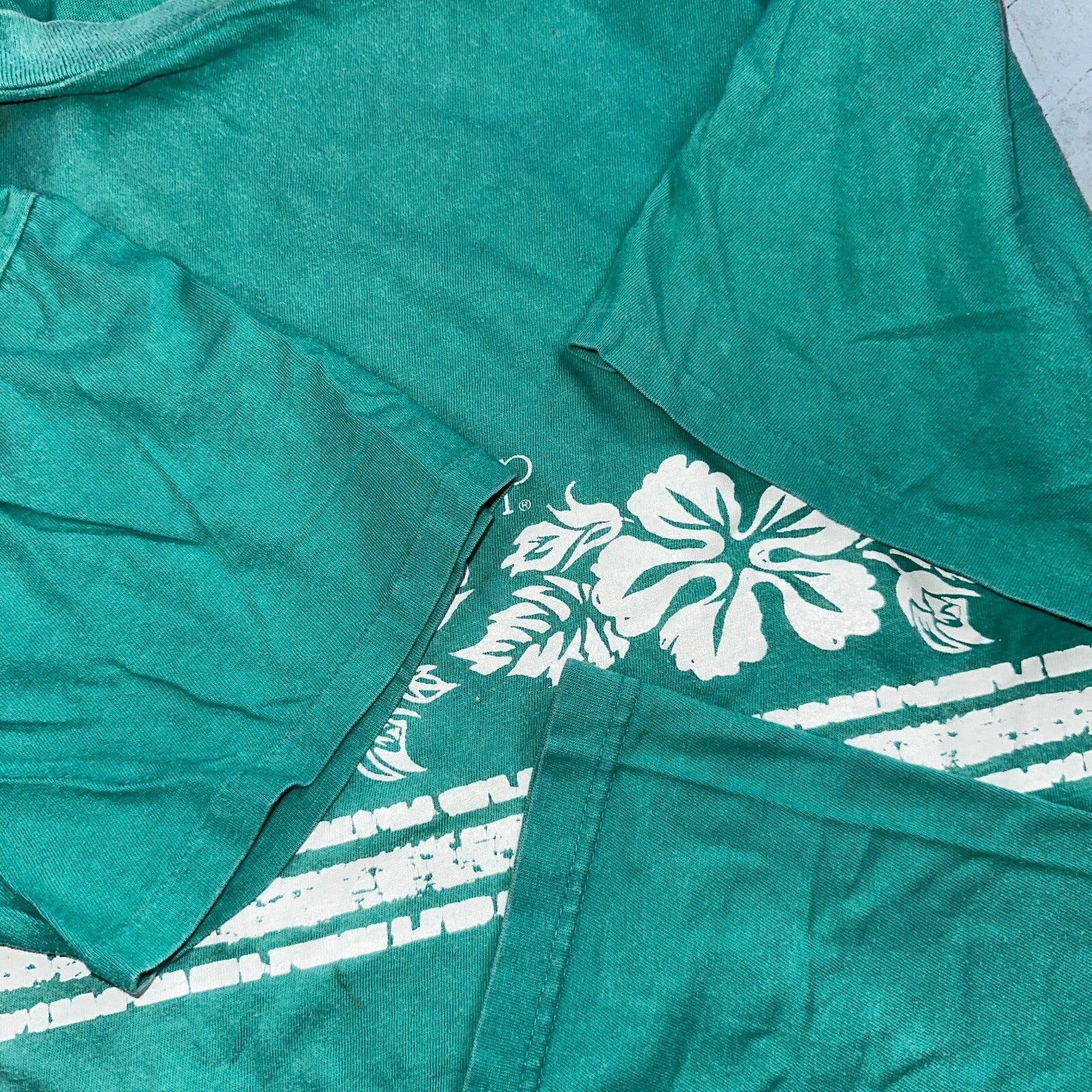 Ocean Pacific Hawaii VTG T Shirt Hawaiian 90s Single Stitch USA Floral XL