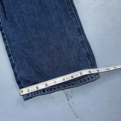 Richcow Jeans Vintage Y2K Carpenter Blue Denim Jeans Mens Size 38x32 Embroidery