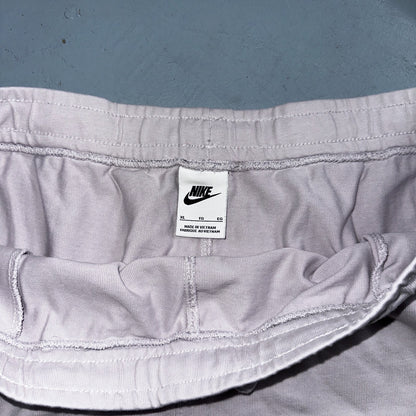 Nike Sportswear Shorts Womens XL Light Purple Drawstring Waist Athletic Lounge
