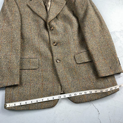 VTG Hugo Boss Alexander Scotland Wool 40 Short Sport Coat Blazer Jacket Tweed