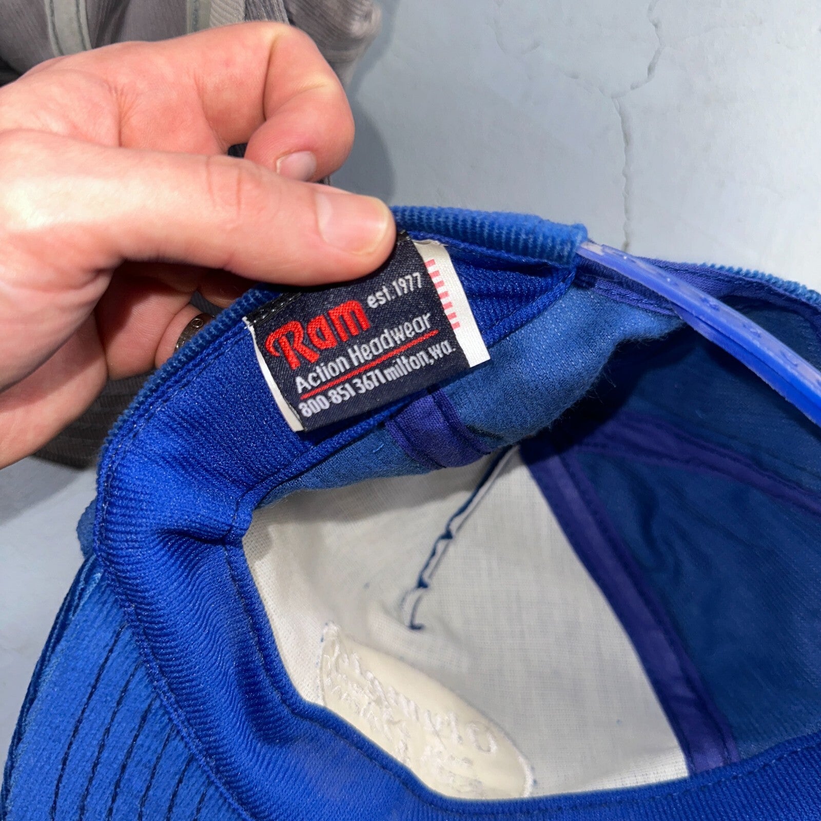 Olympic Pipeline Company VTG Hat Cap Snapback Oregon Corduroy RAM USA Lot 2