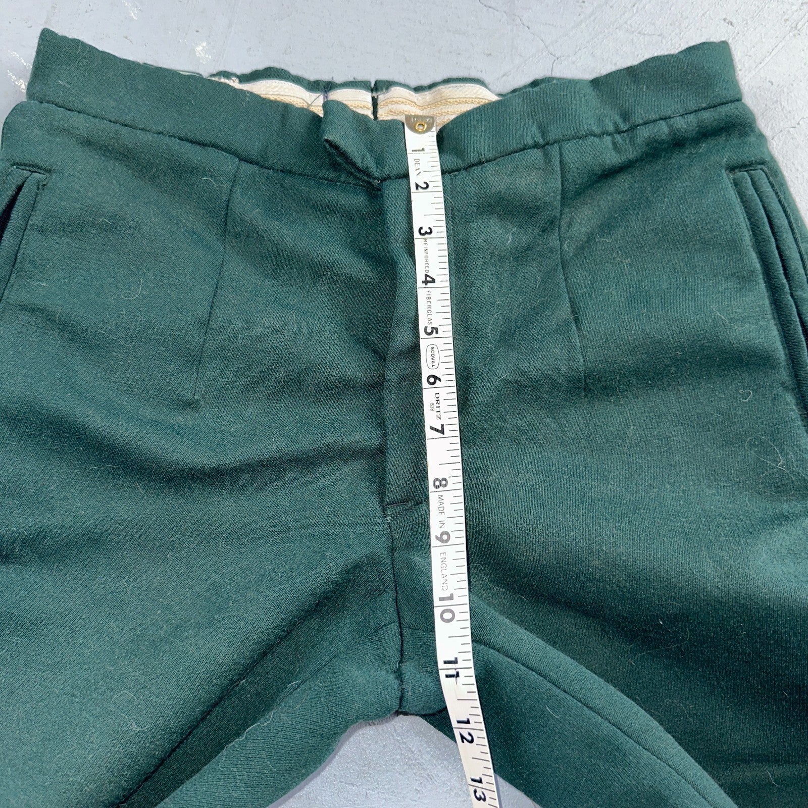 Vintage 1960s Othmar Schneider Sears Roebuck Green Ski Pants Sz S Snow 60s