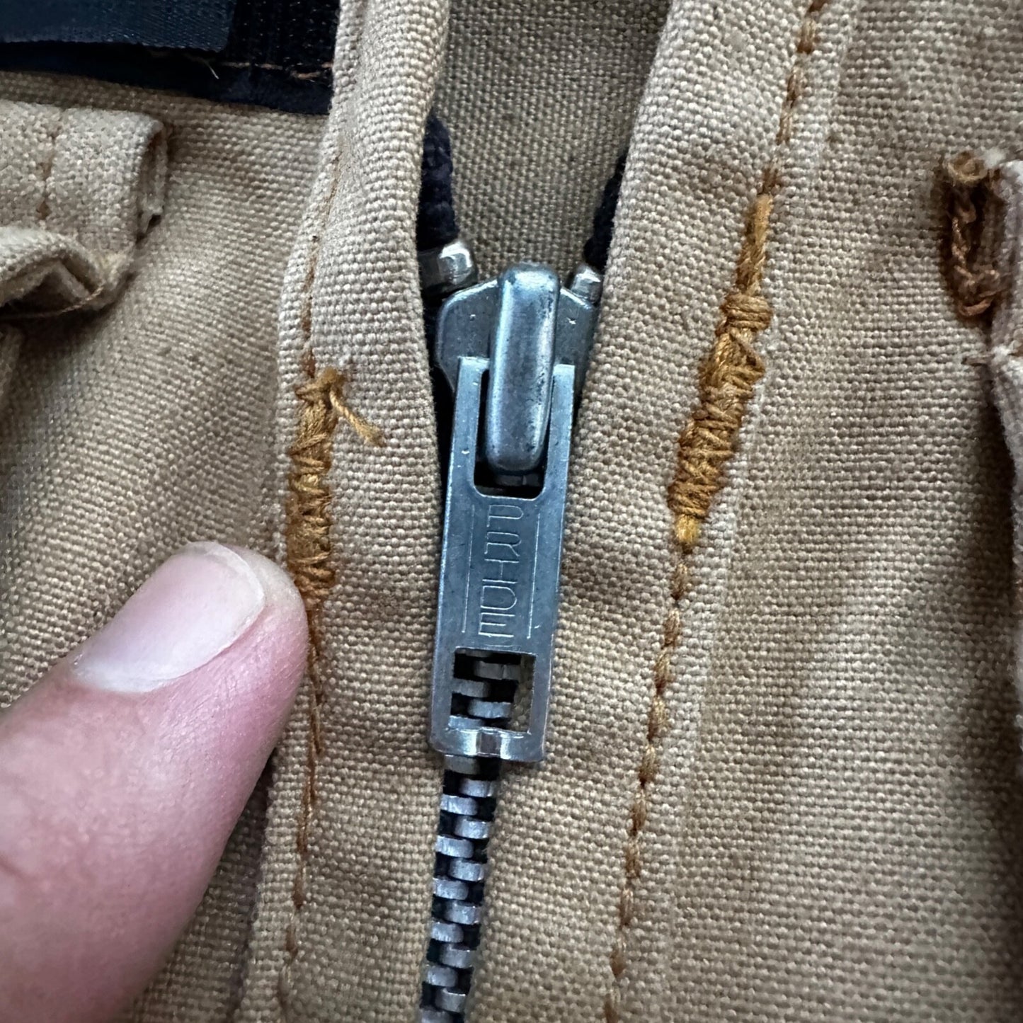 Vintage 1960s 60s Western Trails Gold Fishing Camping Vest Rockabilly Hunting