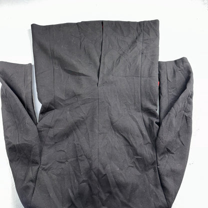 Vintage 1960s Black Wool Military Pea Coat Rockabilly 60s Double Breast Jacket