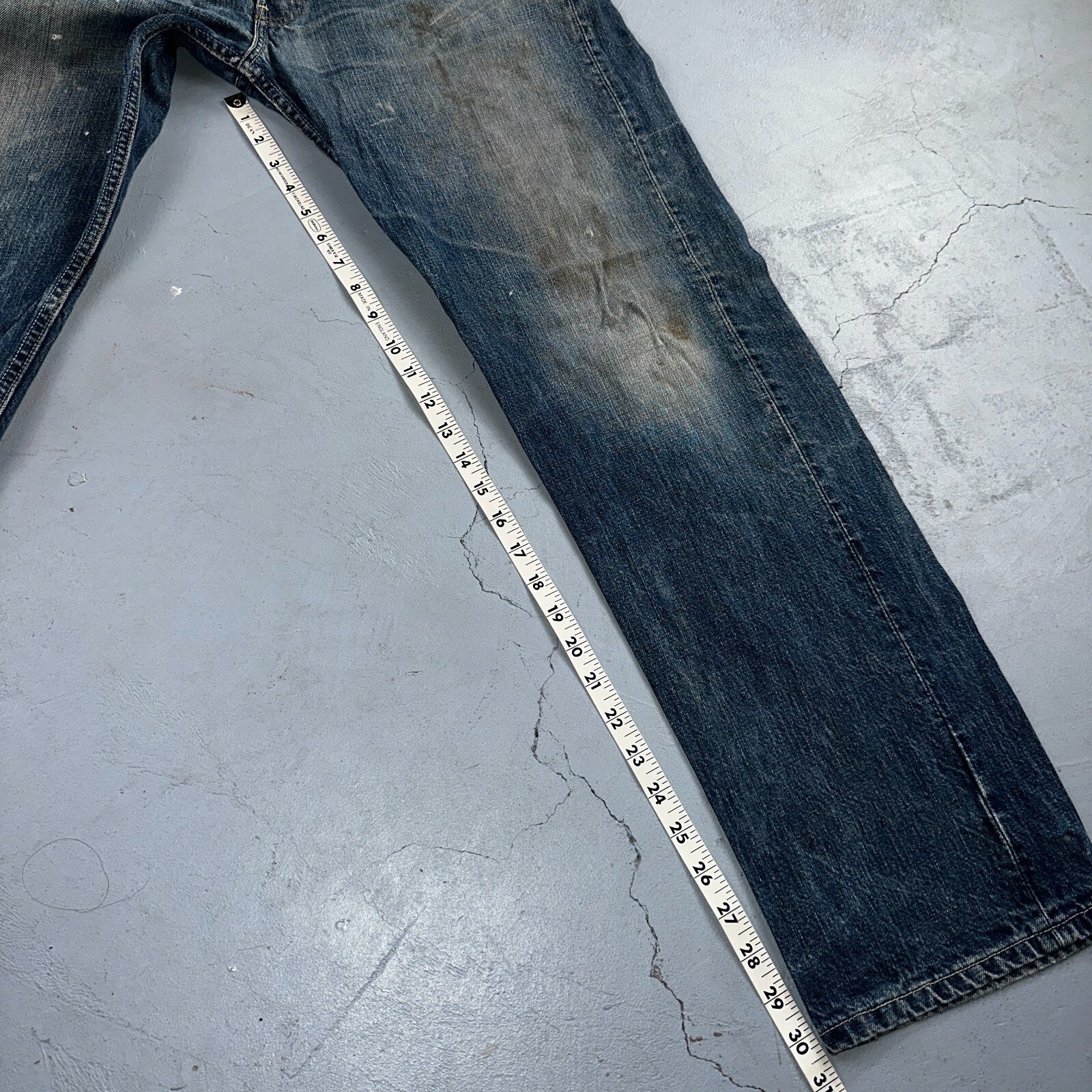 Levis 501 Vintage Y2K XX Straight Leg Jeans Blue Light Wash 34x32 Act 33x30