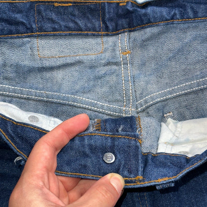 Levis 505 Vintage 80s 20505-0217 Orange Tab Dark 501 Jeans 36x34 USA 1980s
