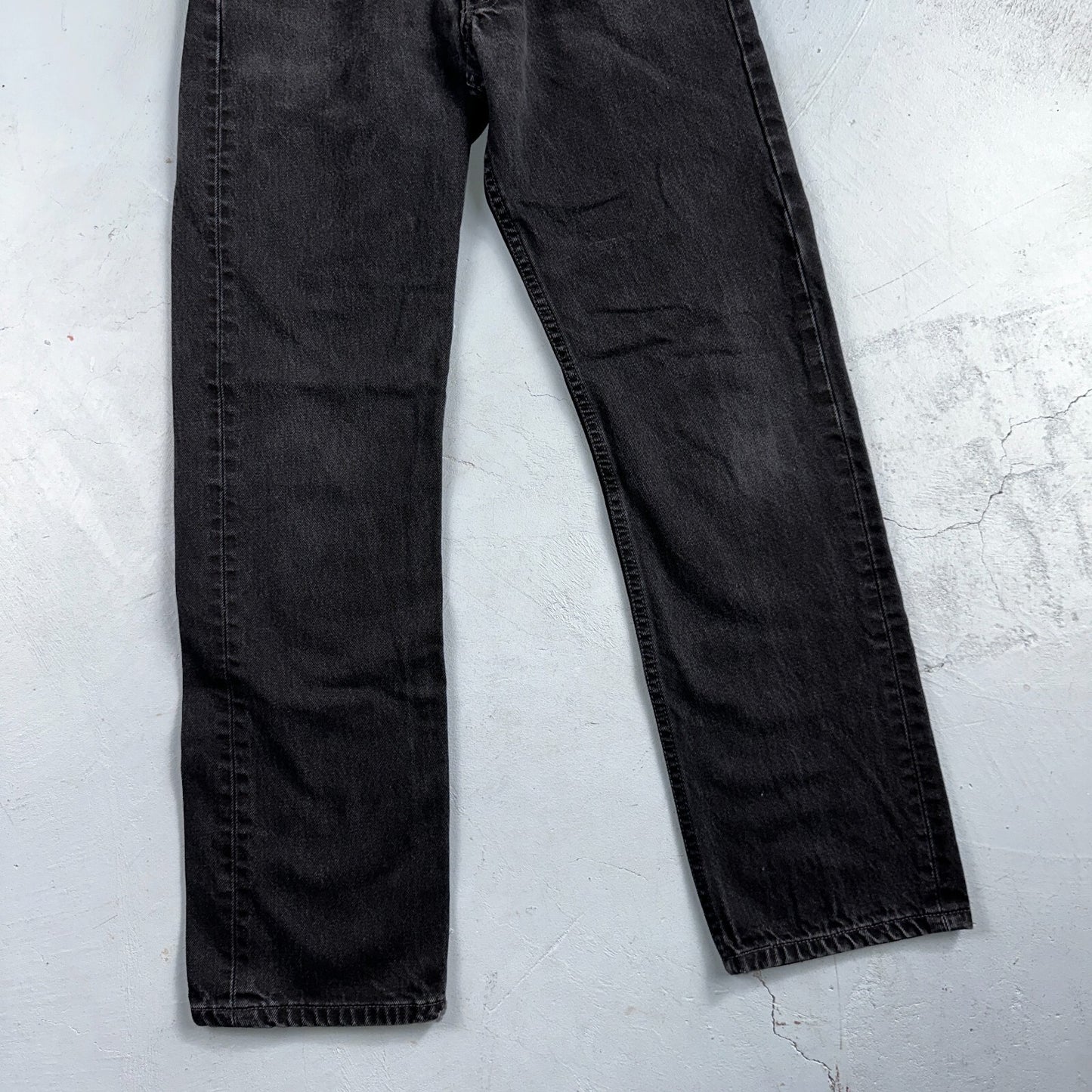 Levis 501 Vintage Y2K XX Straight Leg Jeans 90s Black Wash 30x32 Act 28x30