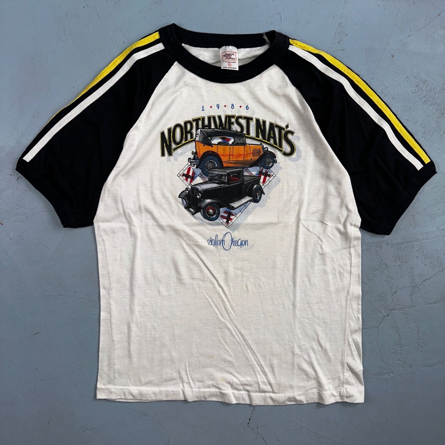 Northwest Nats Oregon VTG T Shirt Salem Oregon Cars Racing Cool Graphic PDX Tee