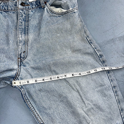 Levis 550 Vintage 90s USA Orange Tab Relaxed Blue Ligh Wash Jeans 36x32 Ac 33x30