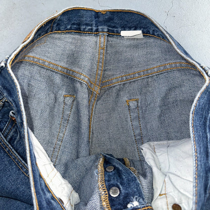 Levis 501 Vintage 90s XX Straight Leg Jeans Y2K Med Wash 33x32 Act 32x31