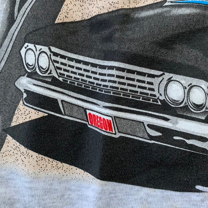 Muscle Beach Cruz Cars Vintage T Shirt June 2004 Y2K Nascar Racing Oregon Old