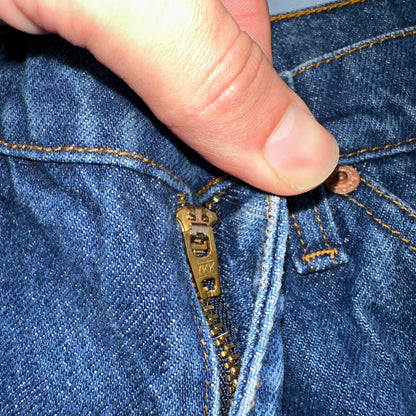 Levis 517 Vintage 80s USA Orange Tab Bootcut Flare Blue Jeans 34x36 Act31x35