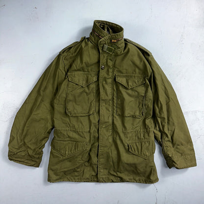 VTG US ARMY M-65 Field Jacket Coat Cold Weather Mans OG-107 Vietnam 70s 1970s