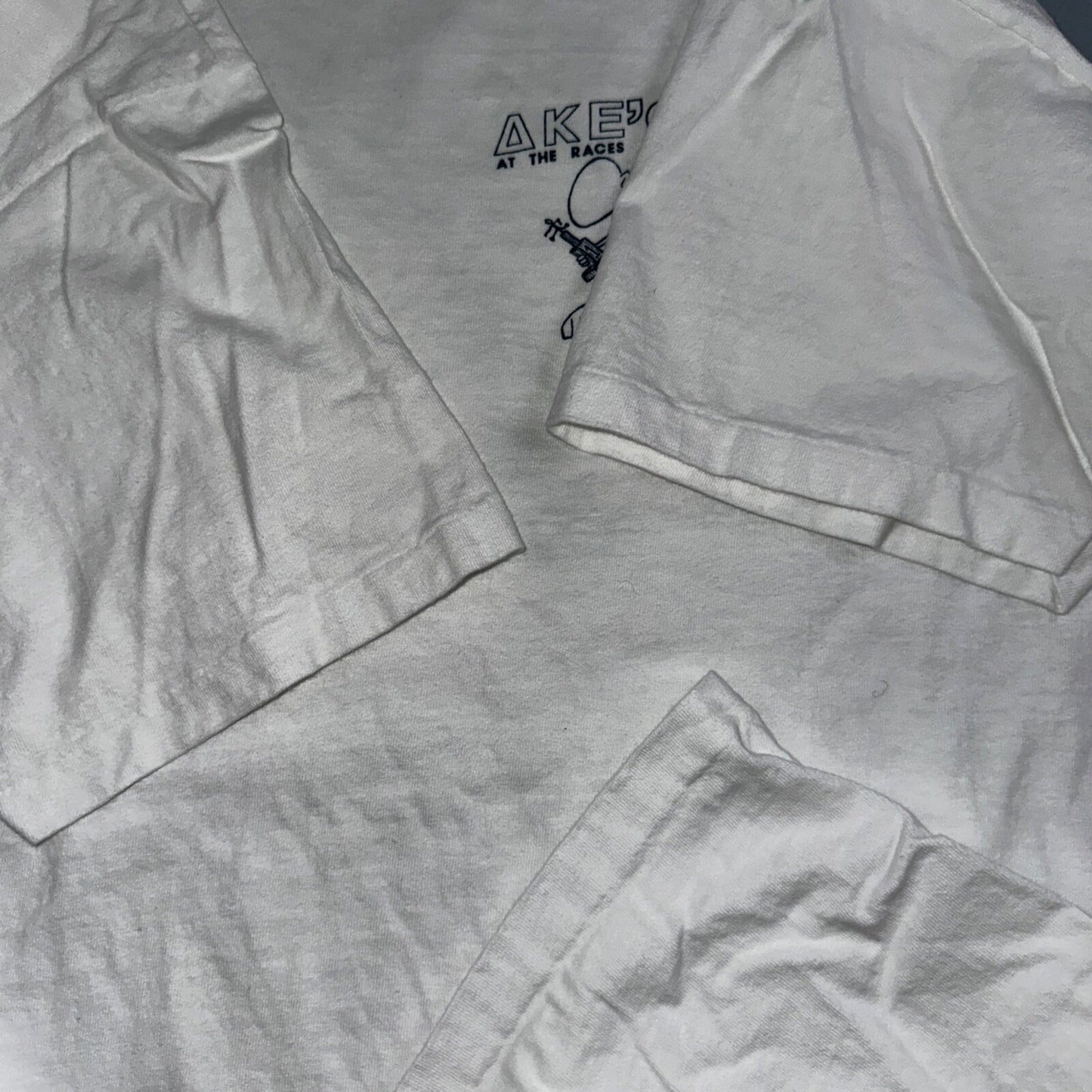 Rat Race Hanes Beefy XL Crazy VTG T Shirt 90s College Running 27 Funny Random