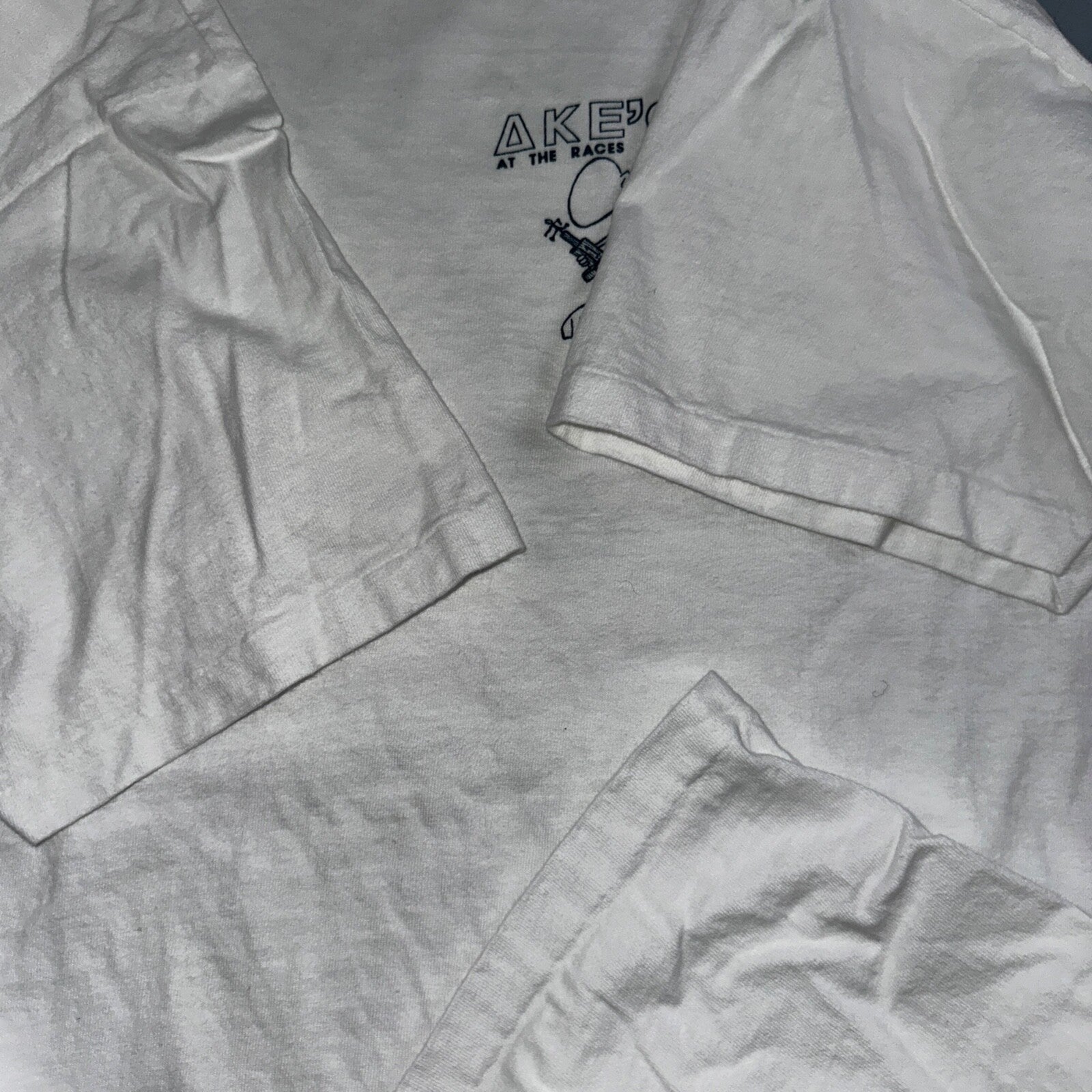 Rat Race Hanes Beefy XL Crazy VTG T Shirt 90s College Running 27 Funny Random