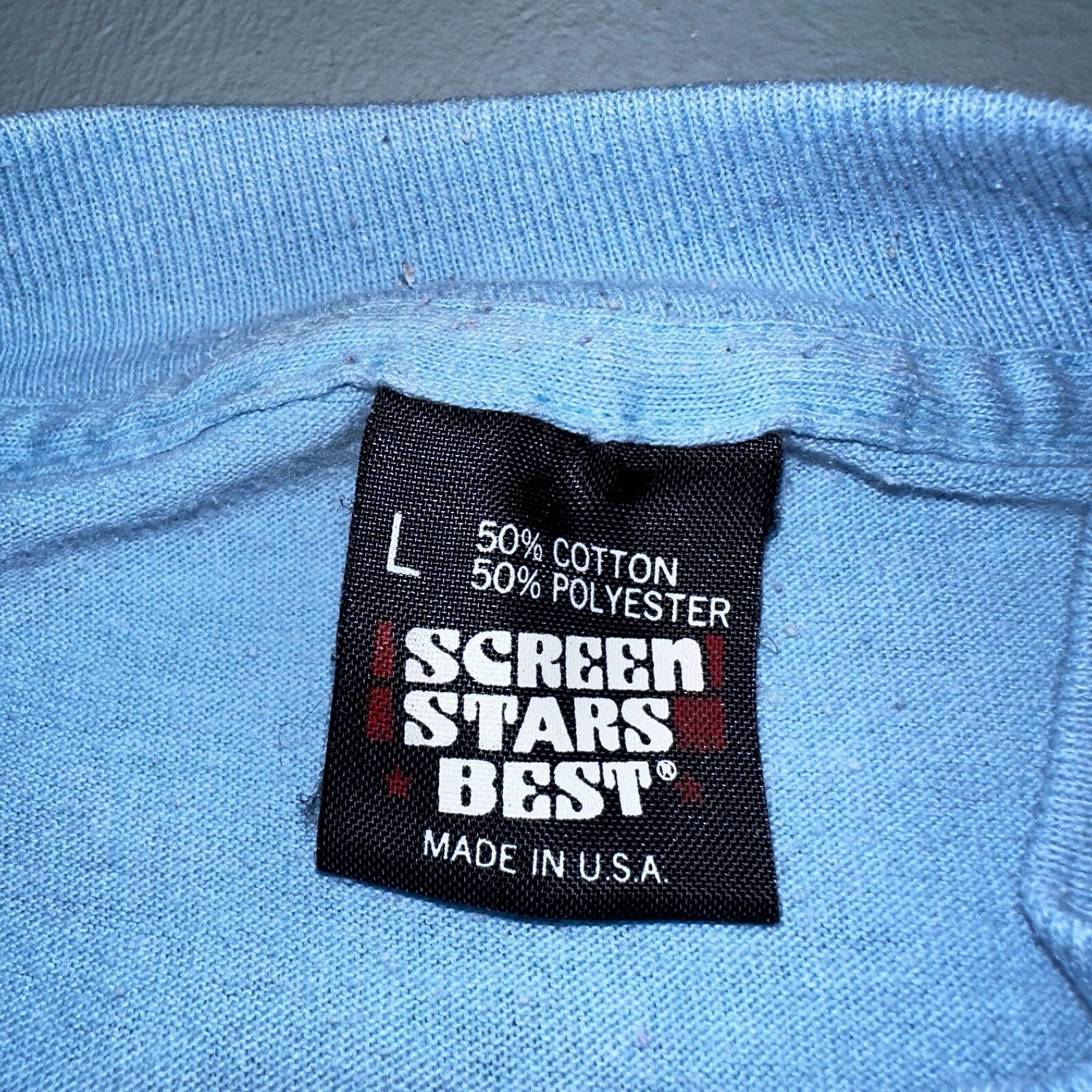 Motorcycle Ninja 80s VTG T Shirt Single Stitch Take Off Fly Movie Promo Graphic