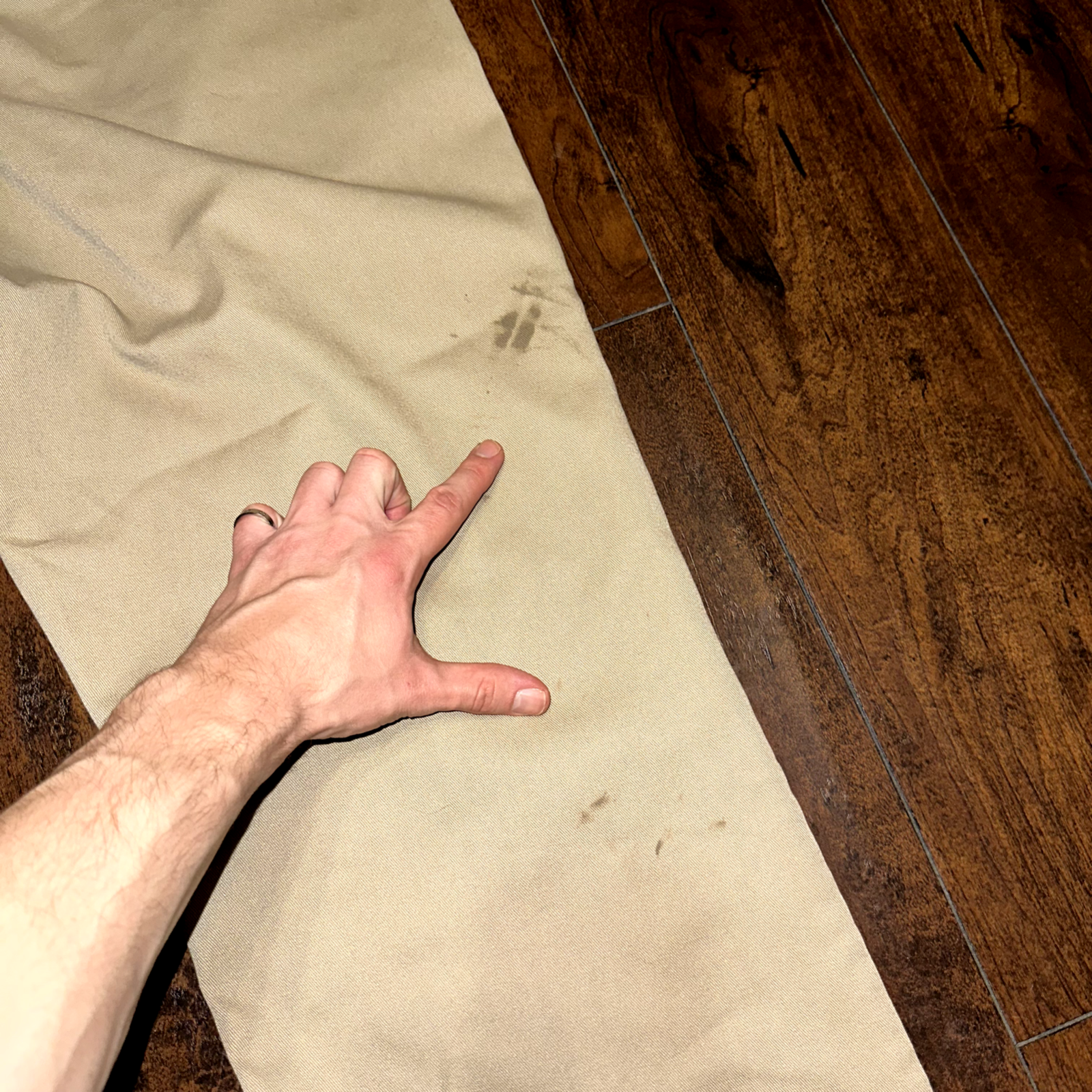 Carhartt Pants Mens Tan 34x29 Chinos Straight Leg Flat Front Workwear Relaxed