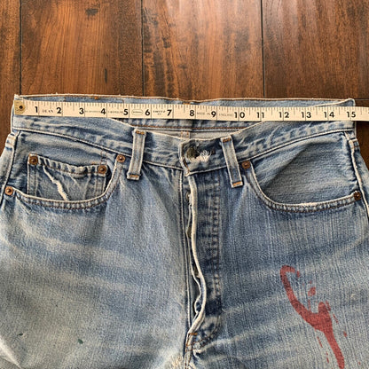 Levis Vintage 80s Redline Selvedge USA 501 XX Jeans 66 70s Act 30x27