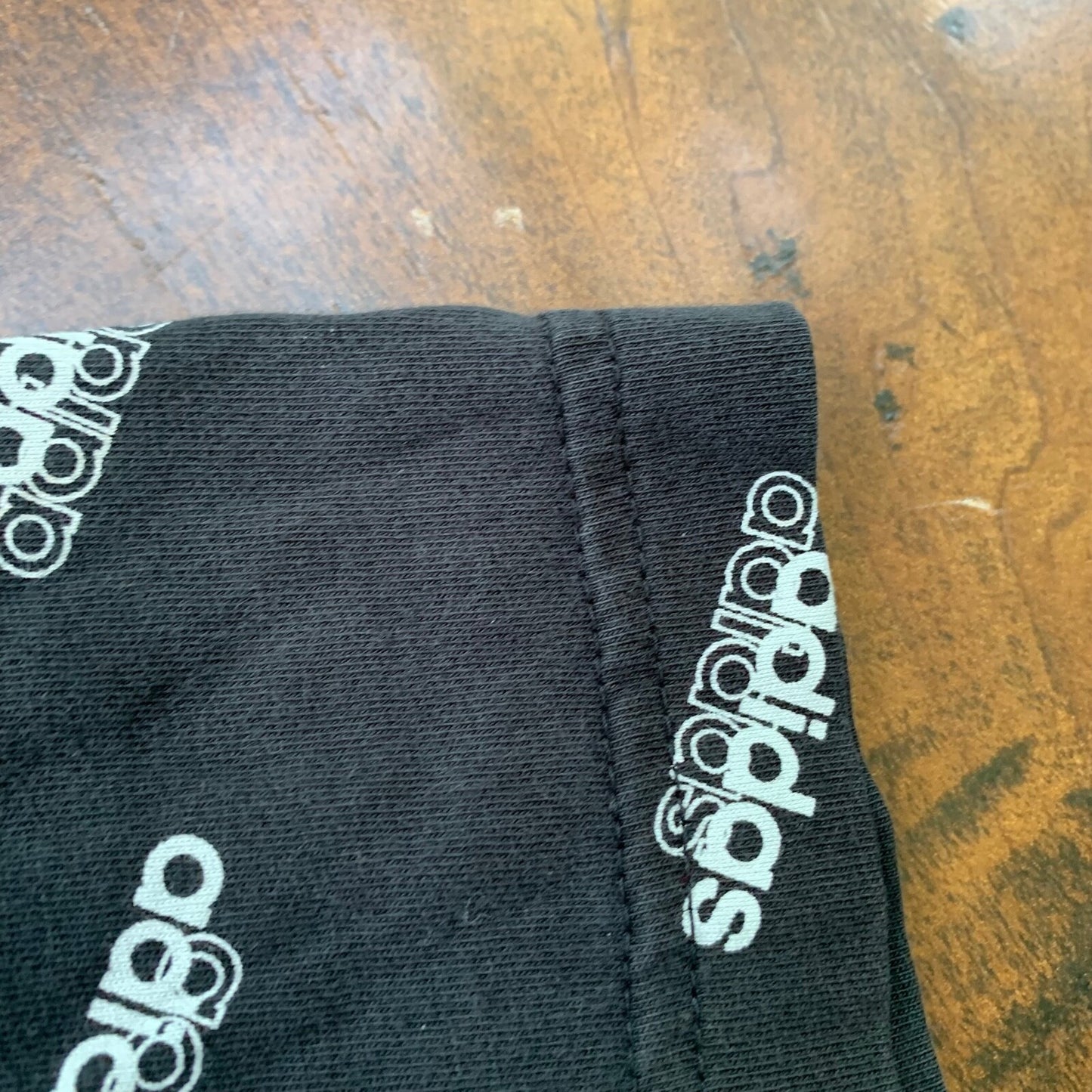 Adidas All Over Logo Print Kanye West Vintage Style T Shirt Y2K Sports Boost 350