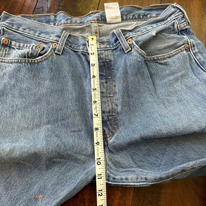 Levis 501 Vintage Y2K Straight Leg XX 2000s Jeans 34x32 Light Wash Act 32x30