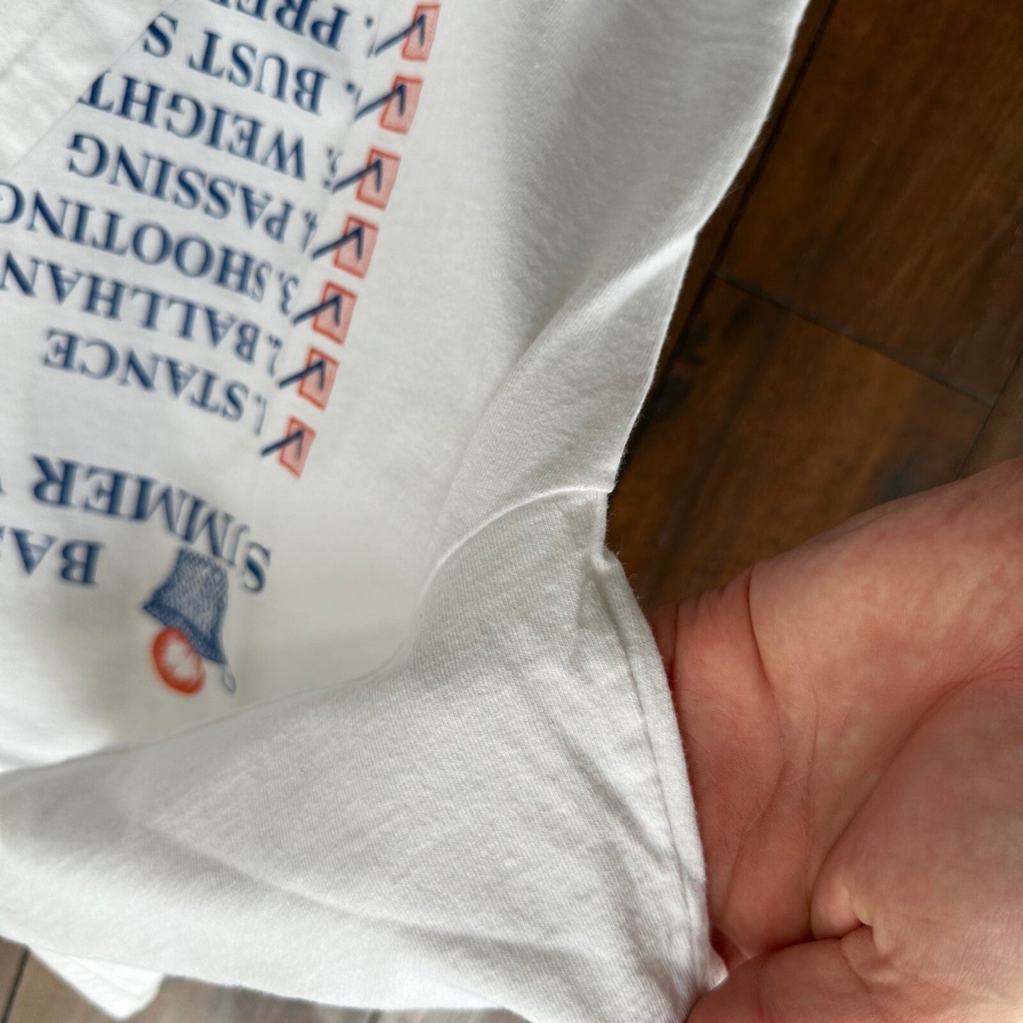 Nike Basketball Summer Vintage T Shirt Workout Plan 90s Gray Tag Rare Just Did