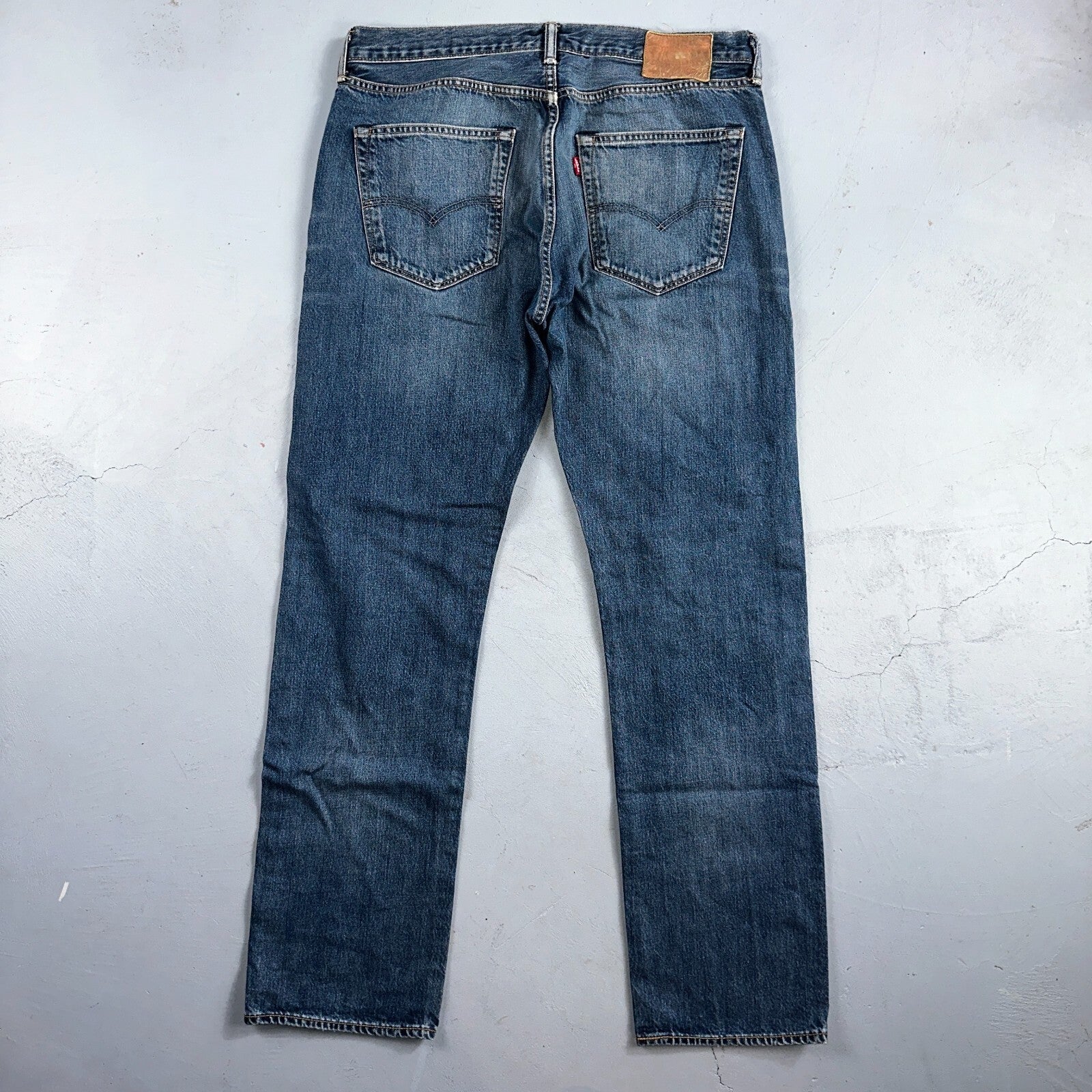 Levis 501 Y2K XX Straight Leg Jeans Blue VTG Med Wash 36x34 Act 35x33