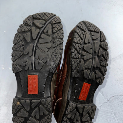 Dr. Martens 10854 Industrial Chunky Brown Leather Mens Shoes Size UK 7 US 8 Doc