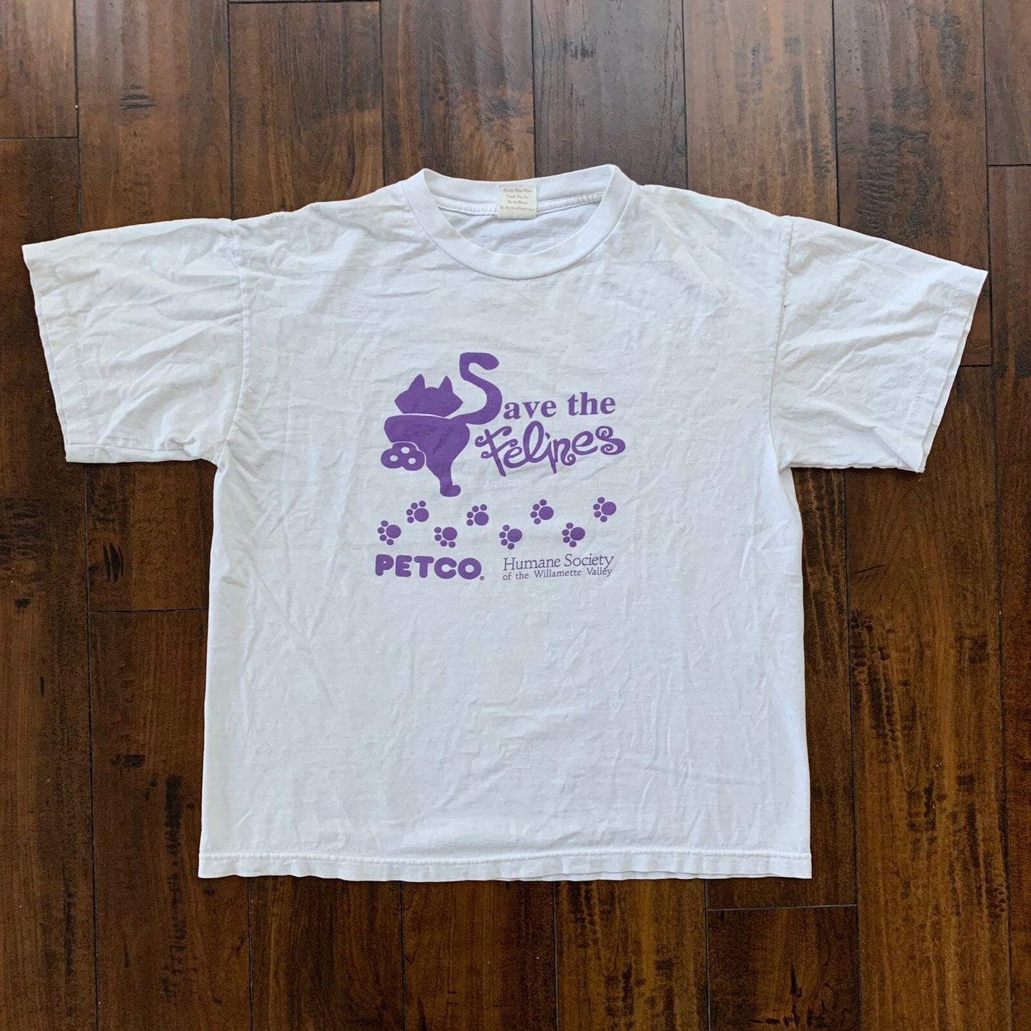 Cats Animals Pet Lover Vintage T Shirt Y2K 90s Cute Funny Humor Petco Felines 