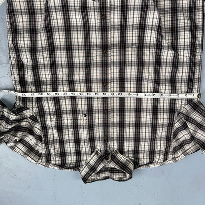 Carhartt Men's Shirt Essential Plaid Button Down Short Sleeve 101552 001 Sz L
