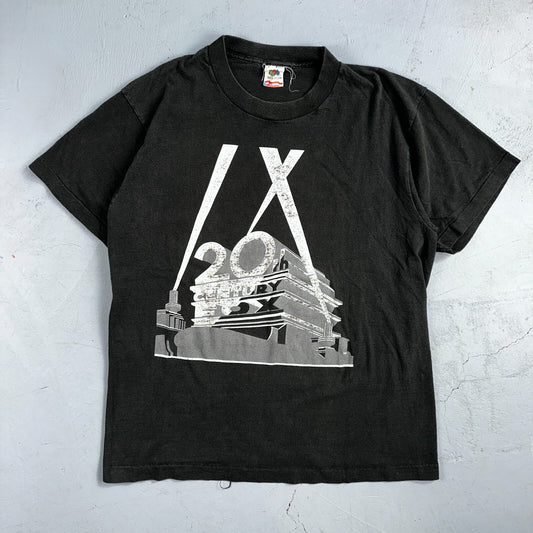 FOX 20th Century Movie Music Promo VTG T Shirt Black Single Stitch 90s FOTL