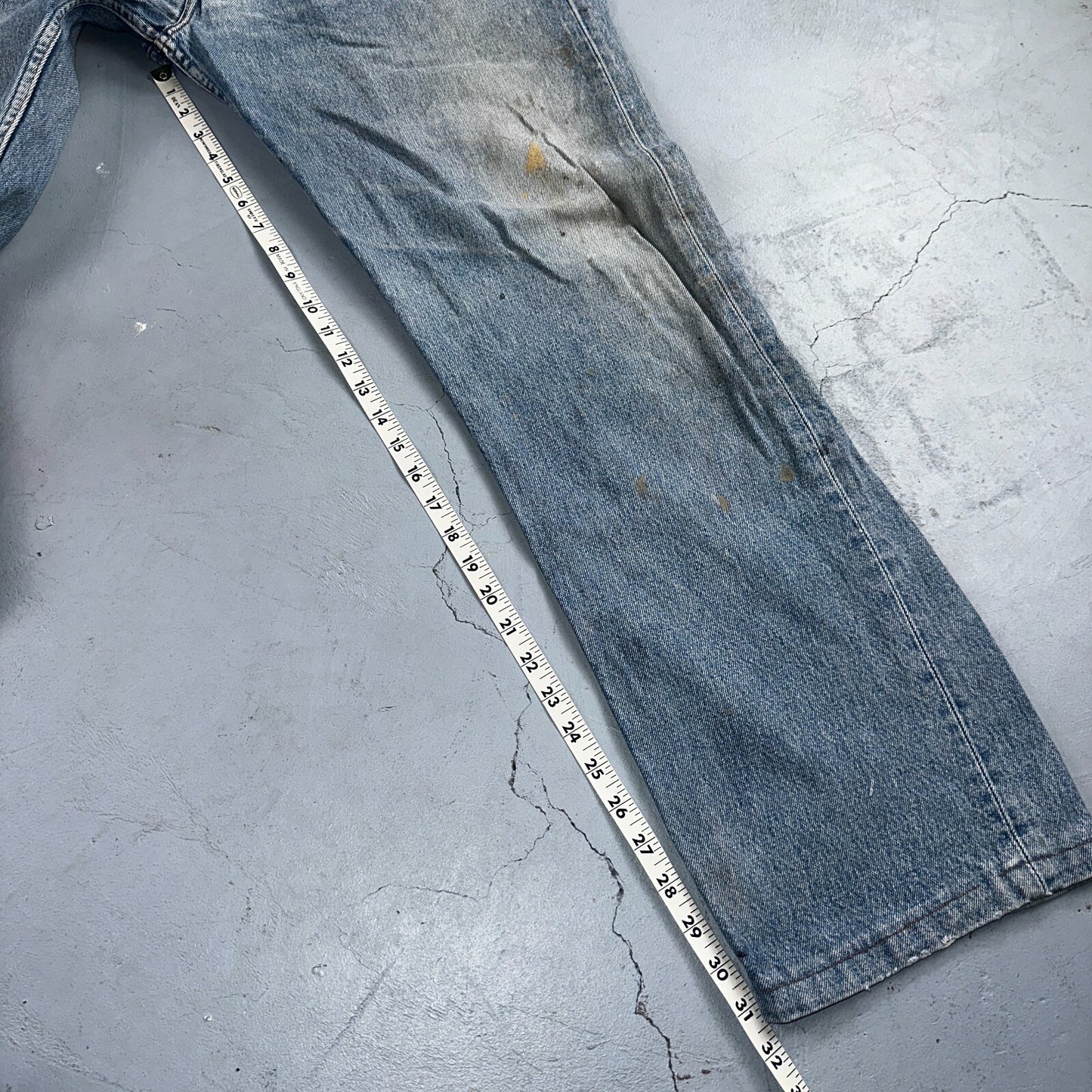 Levis 501 Vintage 90s XX Straight Leg Jeans Y2K Light Wash 40x36 Act 38x31