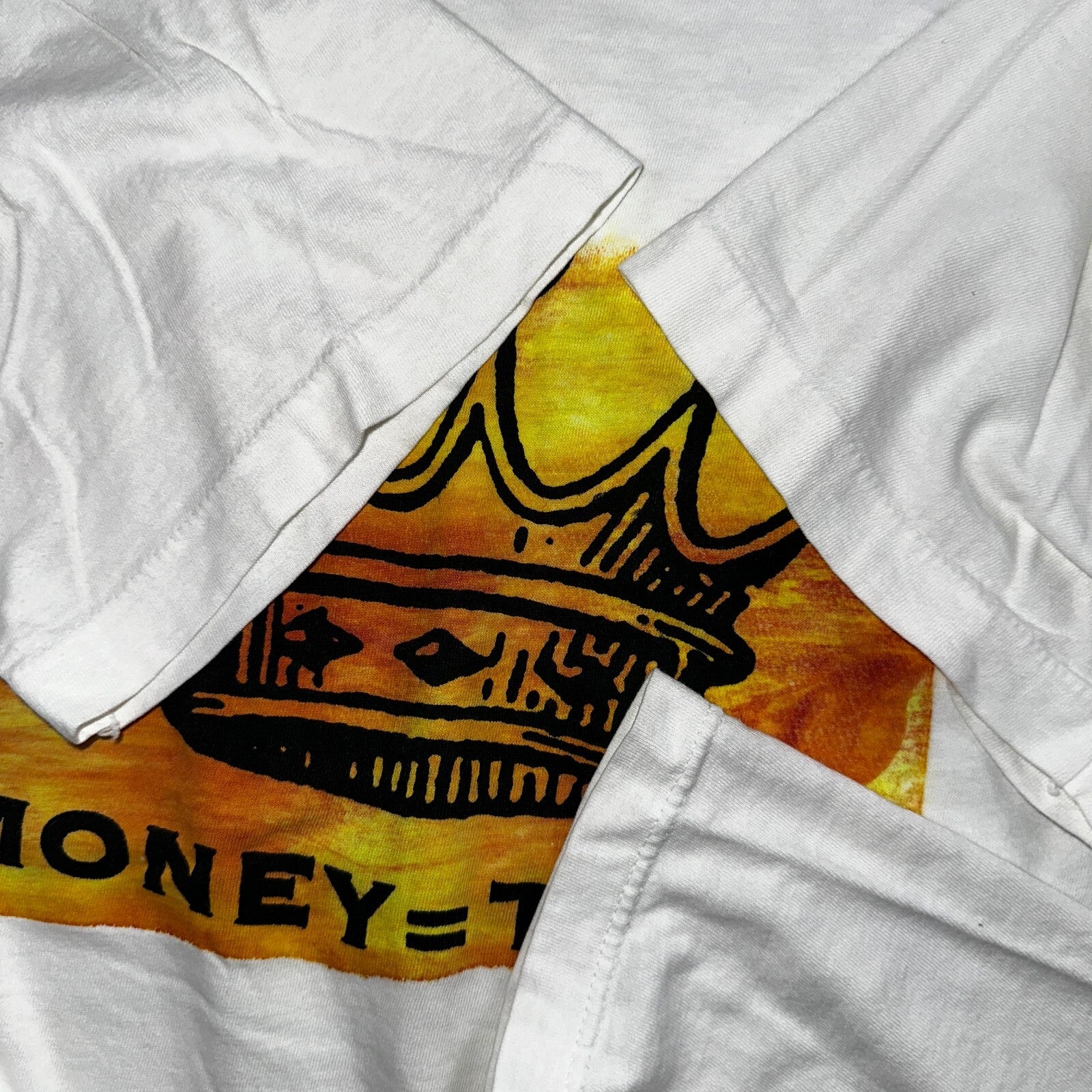 Money Taste 80s Single Stitch Graphic VTG T Shirt Crown Cool Biggie Rap Music
