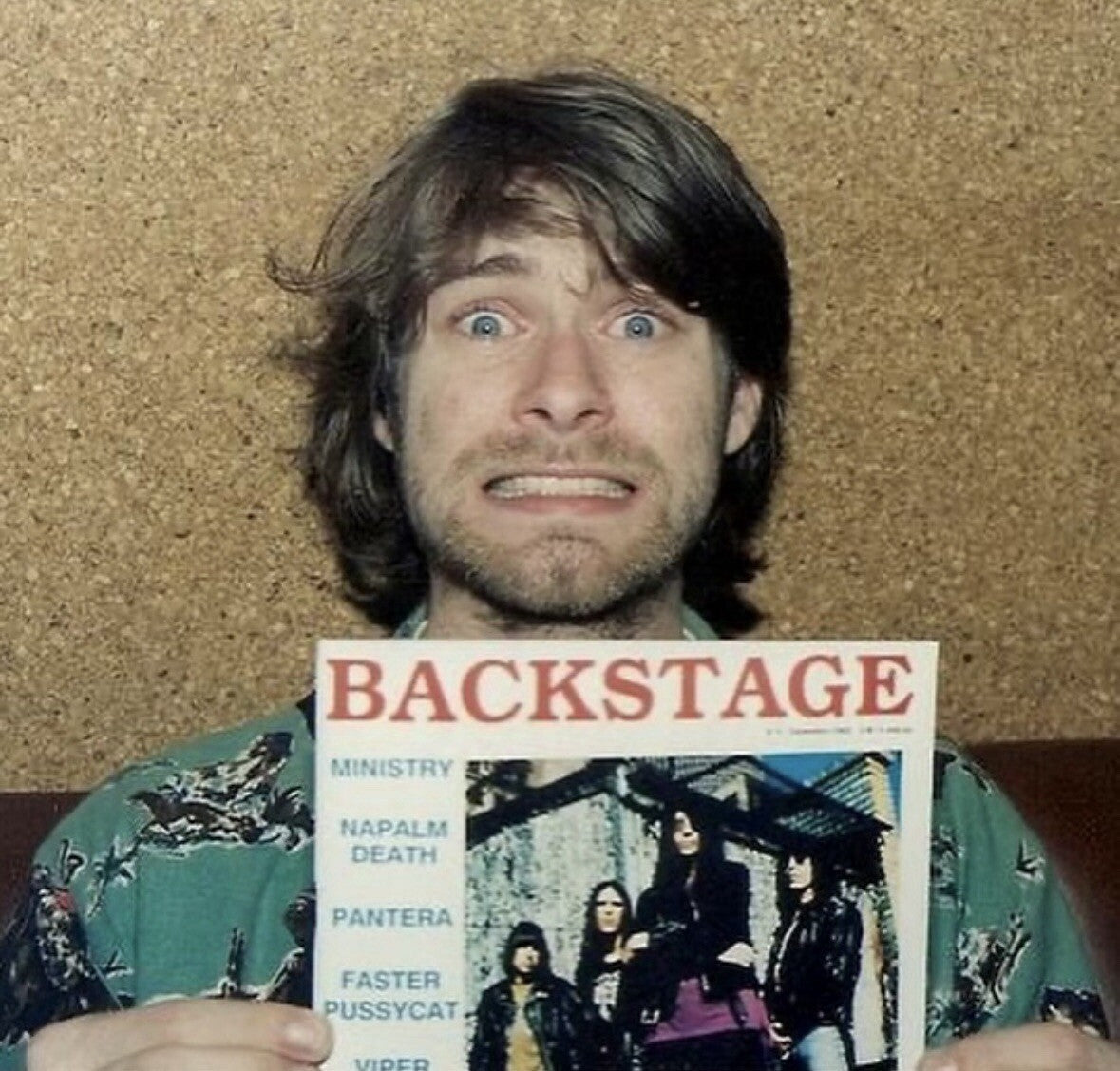 Nick & Nora Cowboy Pajama Shirt M Green Flannel Kurt Cobain USA 90s Nirvana T