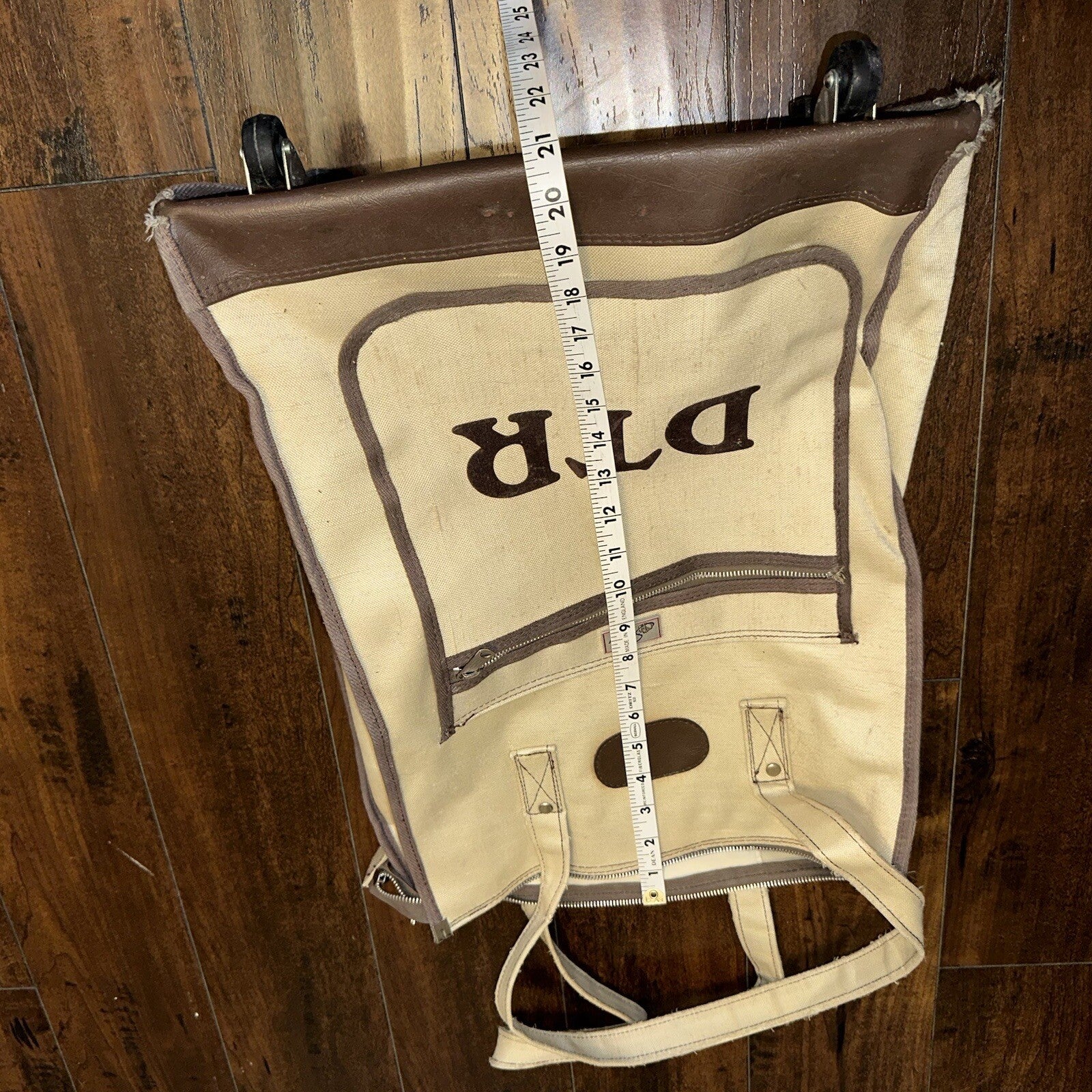 Vintage Skyway Travel Bag With Wheels Carry-on Luggage 70s 1970s LV Flight DTR