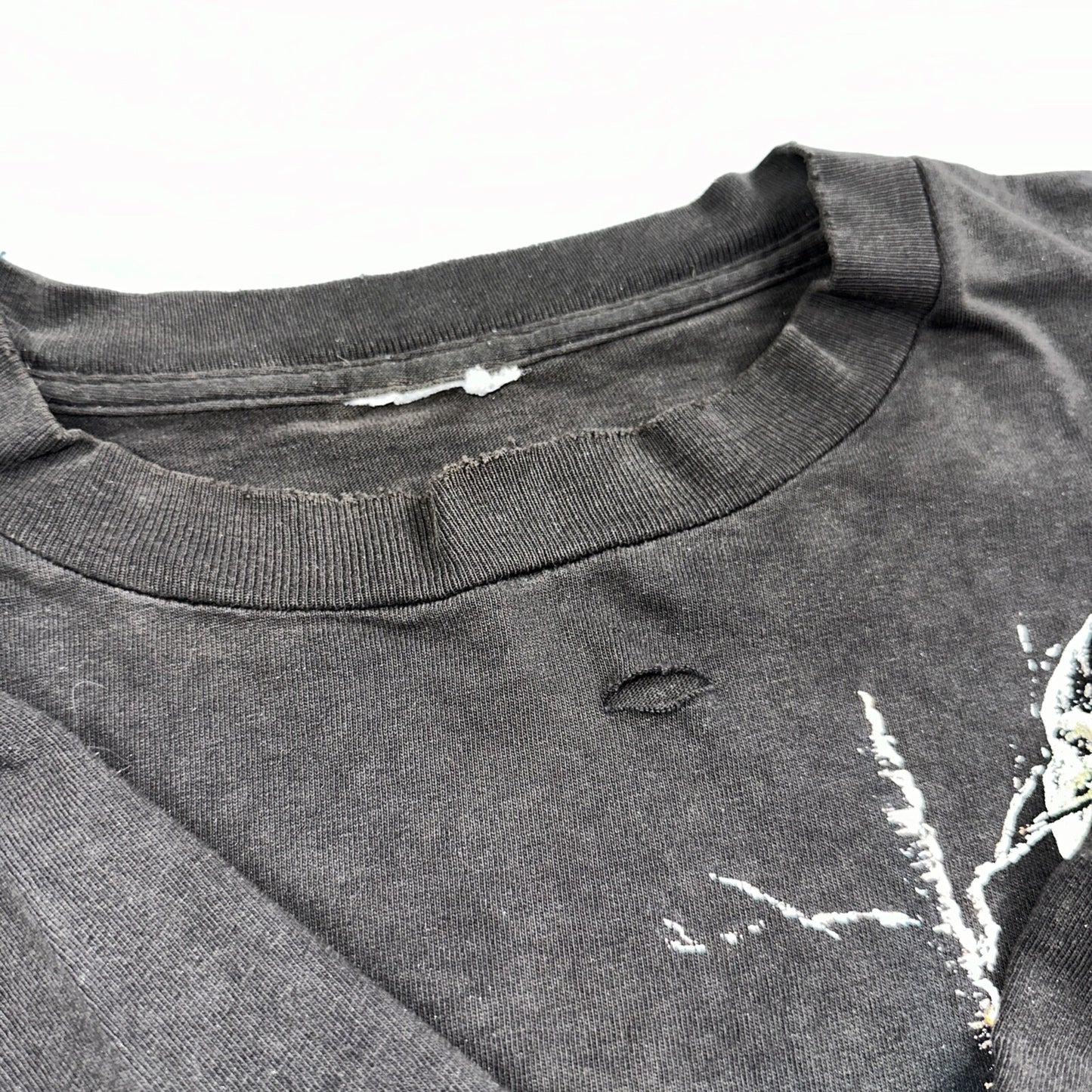 Vintage Wolf Pack Wolves Nature Animals Art Graphic Thrashed T-Shirt Black 90s