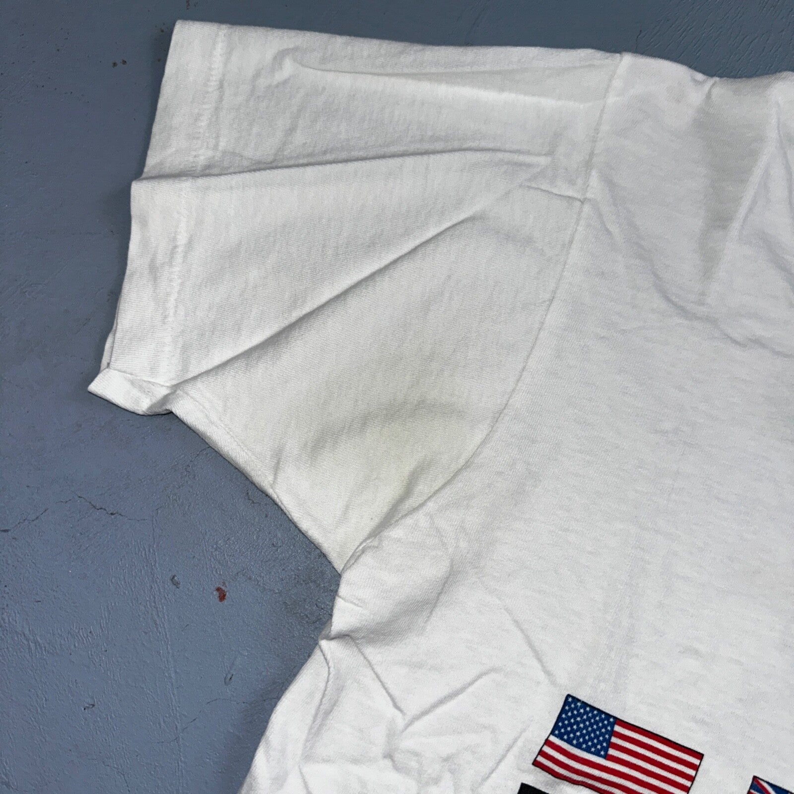 BMC Computer Software VTG T Shirt FOTL 90s Nerd Science PC Flags International