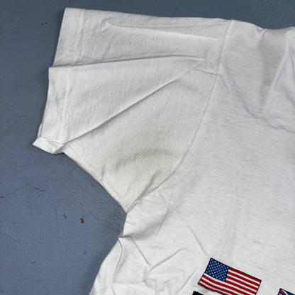 BMC Computer Software VTG T Shirt FOTL 90s Nerd Science PC Flags International