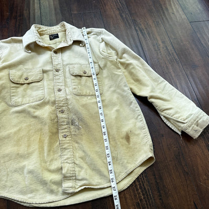VTG 60s 70s Columbia Work Shirt Workwear Heavy Gorpcore Dadcore Camping Fishing