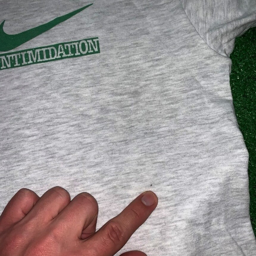 Nike Reggie White Intimidation Vintage T Shirt USA Rare Packers Football NFL 90s