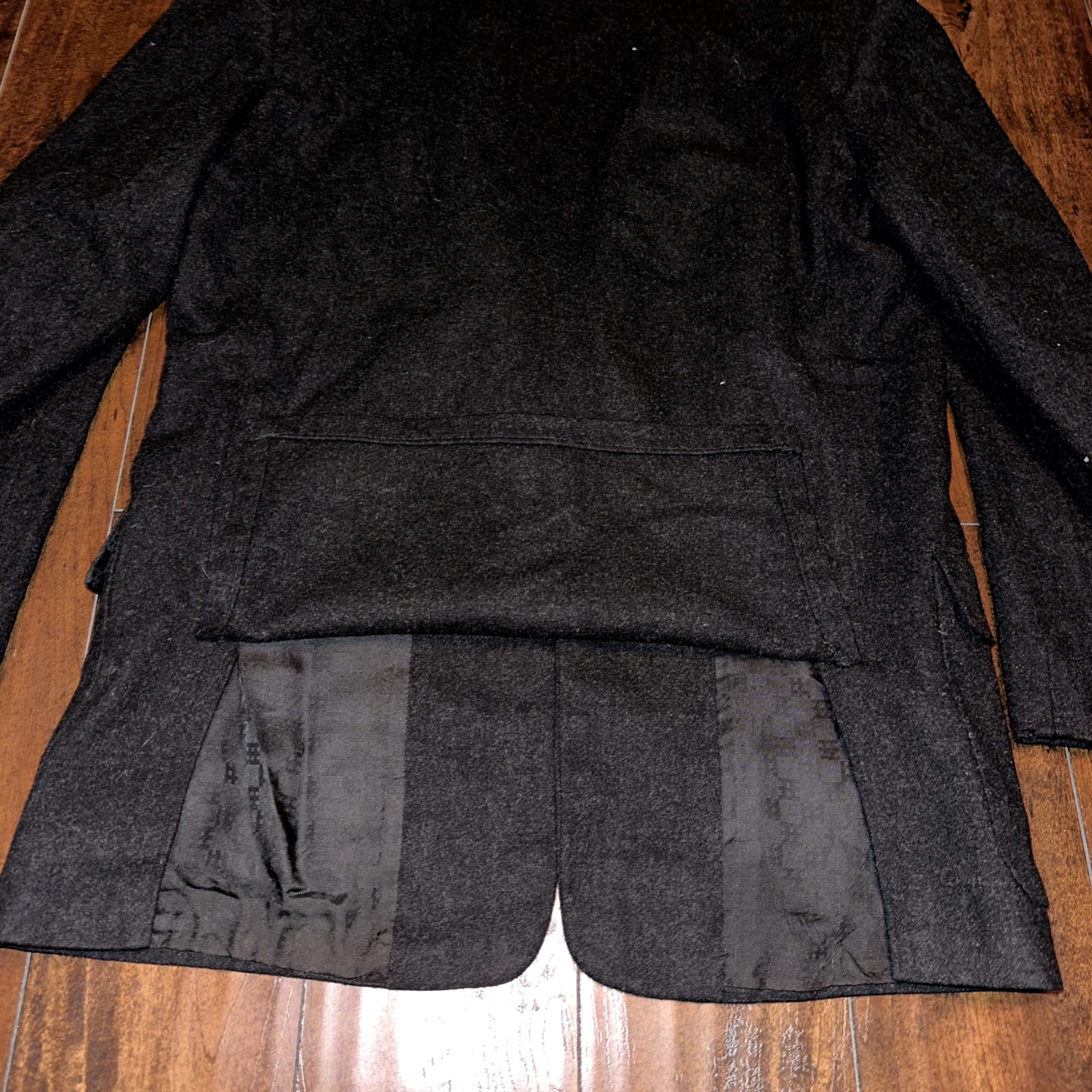 VTG 60s Amalgamated Union Made USA Wool Jacket Suit 42 1960s Blazer Black