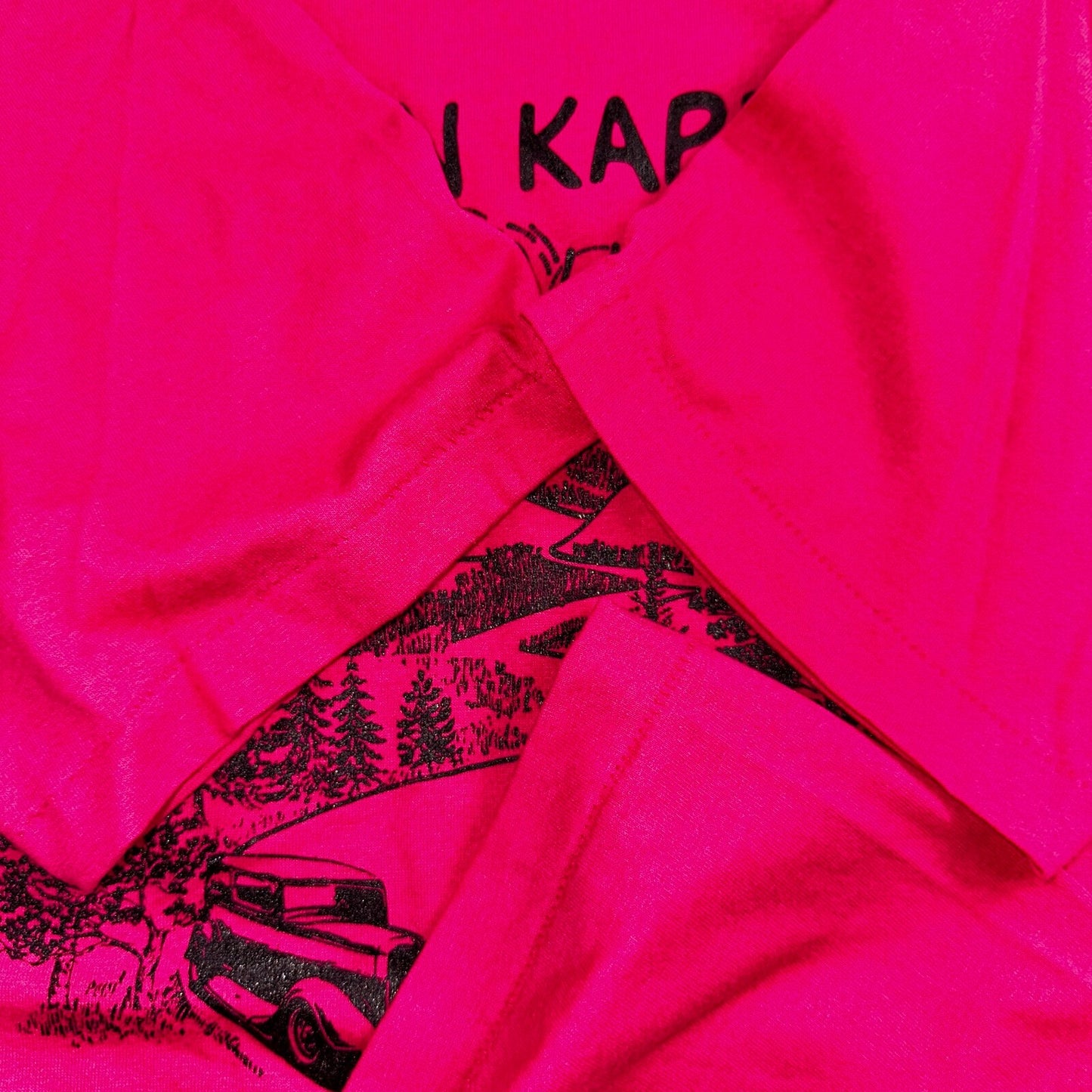 Kanyon Kaper Cars Hanes 80s VTG T Shirt 1989 Pink Single Stitch Graphic USA Rare