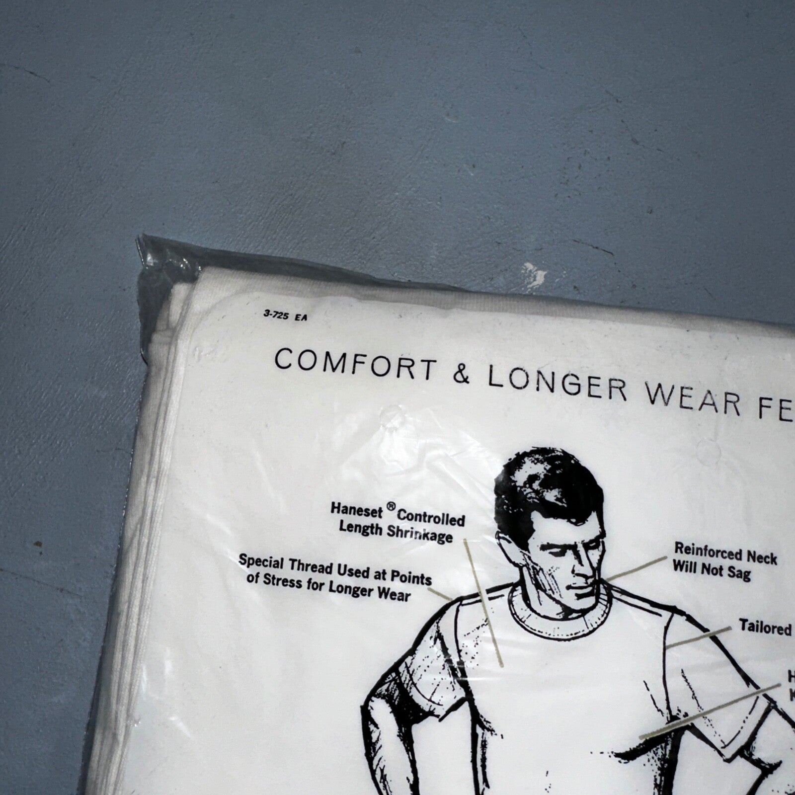 1960s Hanes Vintage White Blank T Shirt Mens Rockabilly Lot Of 3 Pack 60s 50s