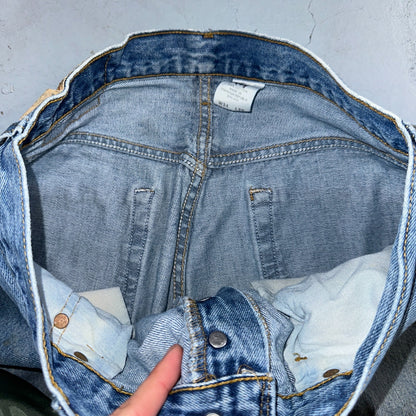 Levis 501 Vintage Y2K XX Straight Leg Jeans Blue Med Wash 34x30 Act 32x28