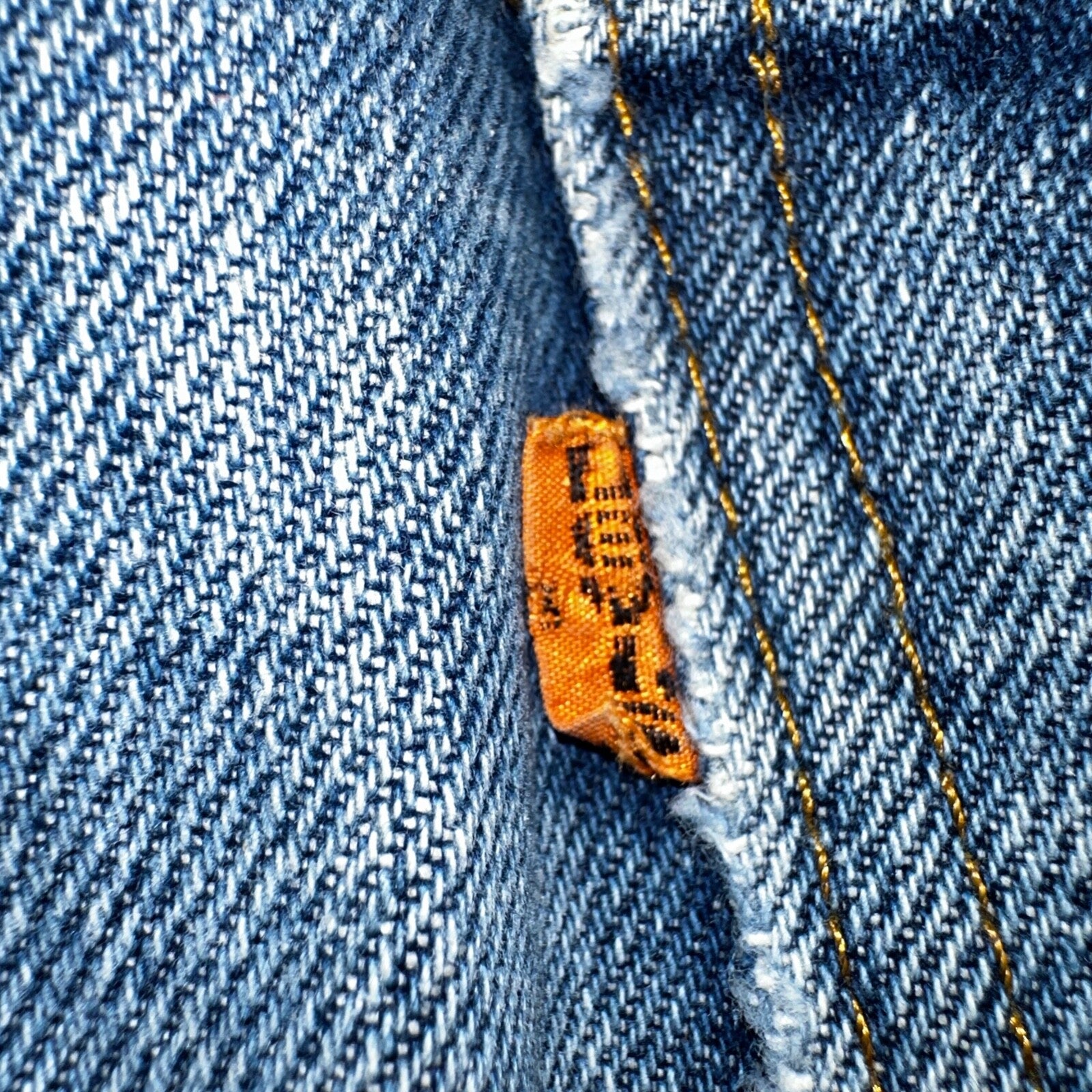 Levis 517 Vintage 80s USA Orange Tab Bootcut Flare Blue Worn Jeans Act 34x29