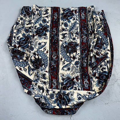 VTG 70s Disco Shirt Men’s Size Small Original 1970s Paisley Floral Rockabilly