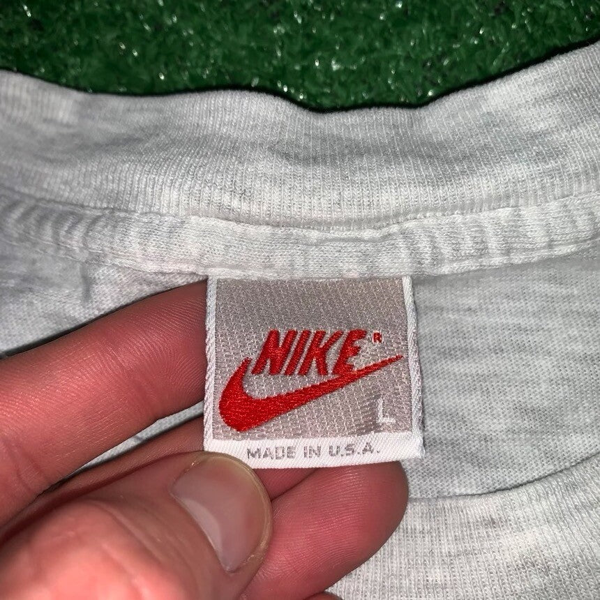 Nike Reggie White Intimidation Vintage T Shirt USA Rare Packers Football NFL 90s