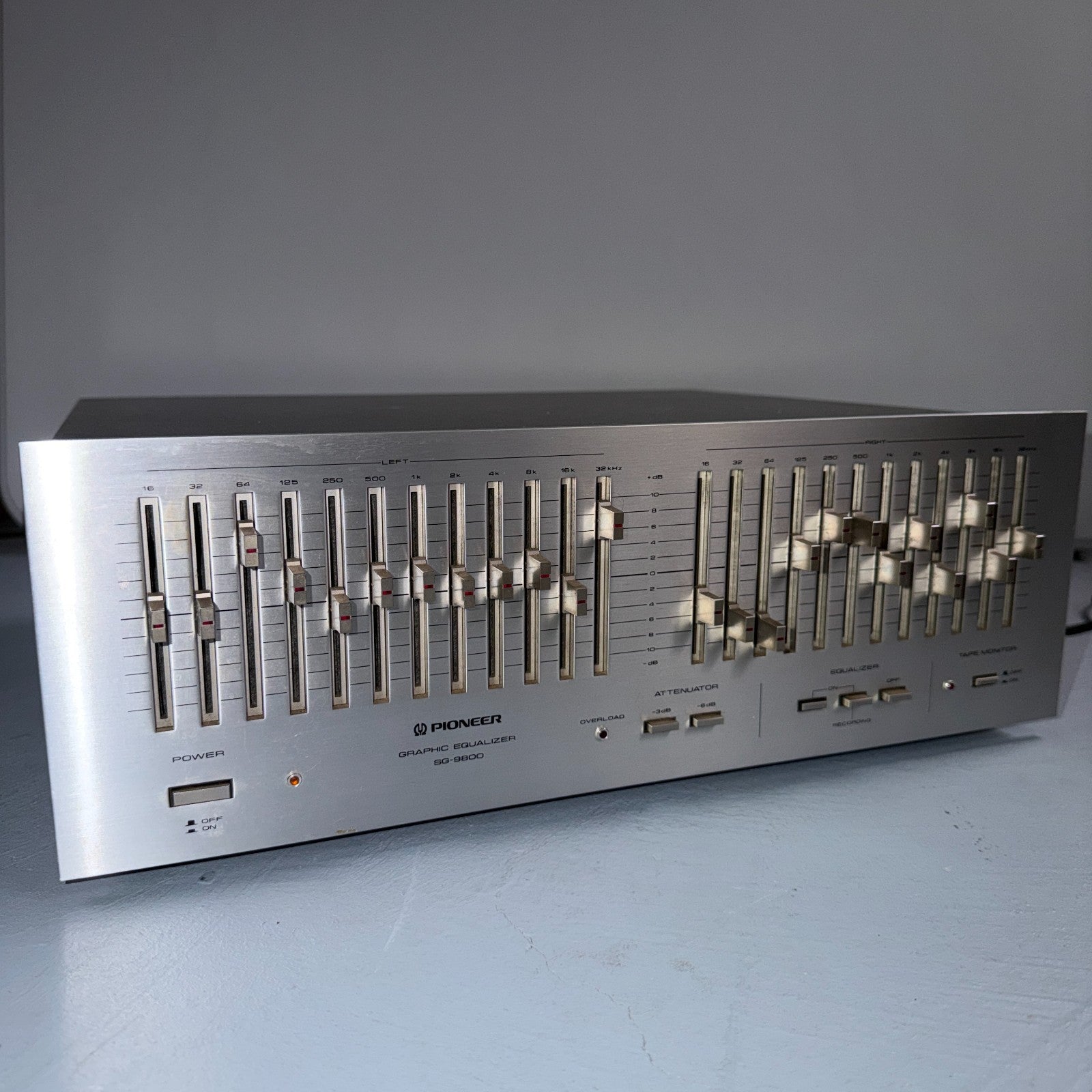Pioneer SG-9800 Stereo Graphic Equalizer EQ - Please Read Description